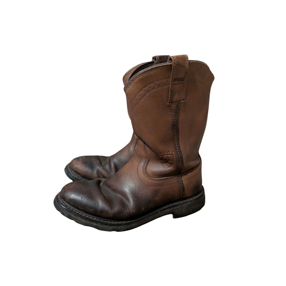 Ariat Men's Sierra H20 Boots, Sunshine, 8 D - Brown Leather Cowboy Boots -